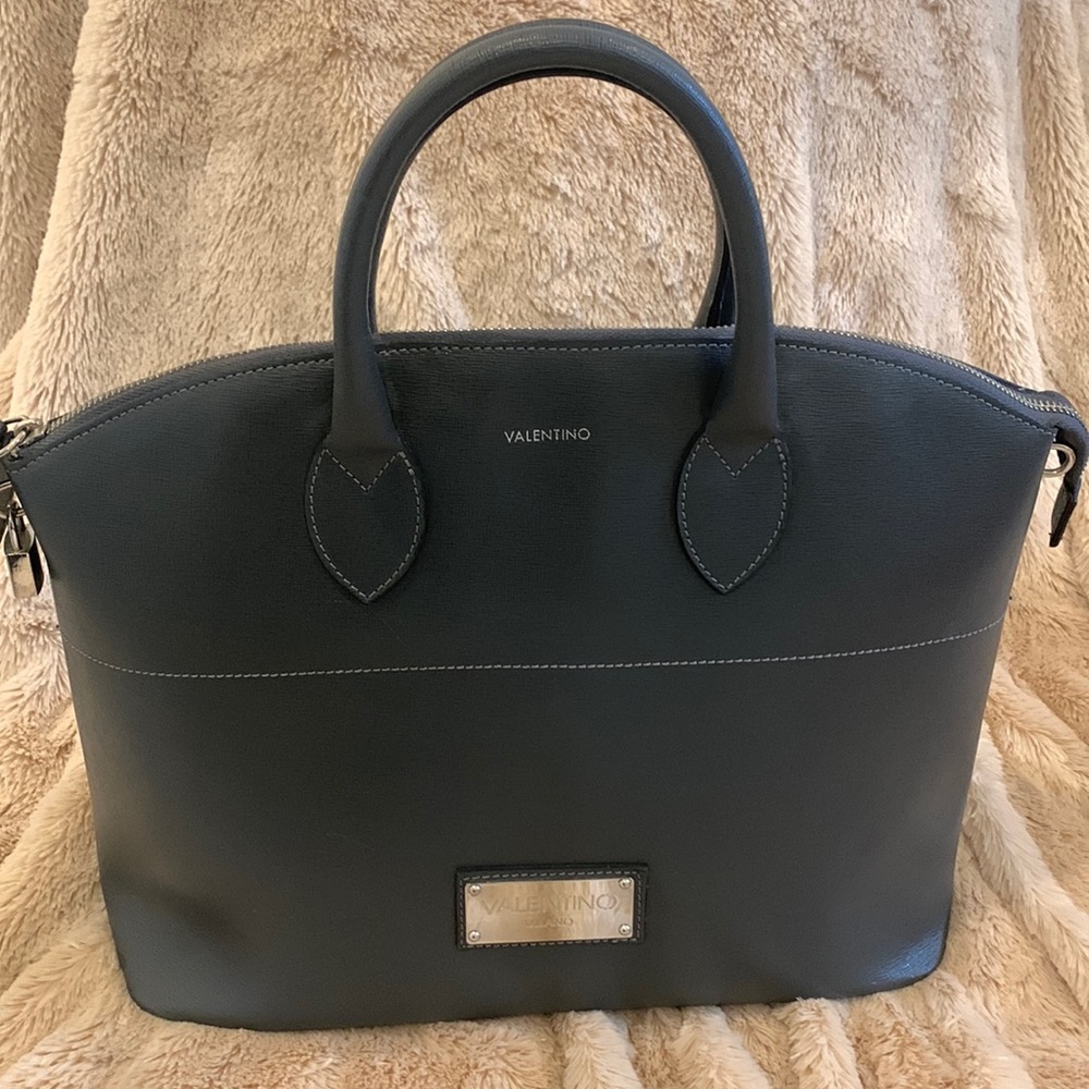 Valentino medium gray hand bag